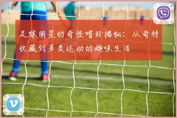足球明星的奇怪嗜好揭秘：从奇特收藏到另类运动的趣味生活